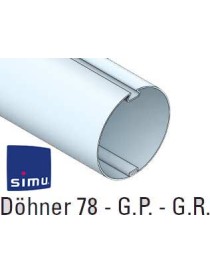Adaptations moteur simu Ø60 - Tube Döhner Ø78 Gorge Plate