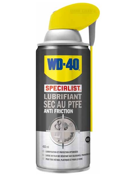 WD-40 Spécialiste Lubrifiant Sec PTFE 400ml