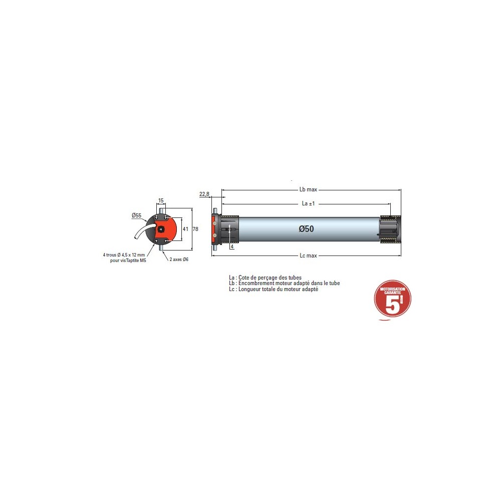 Moteur Simu T5 10/17 - Volet roulant et store