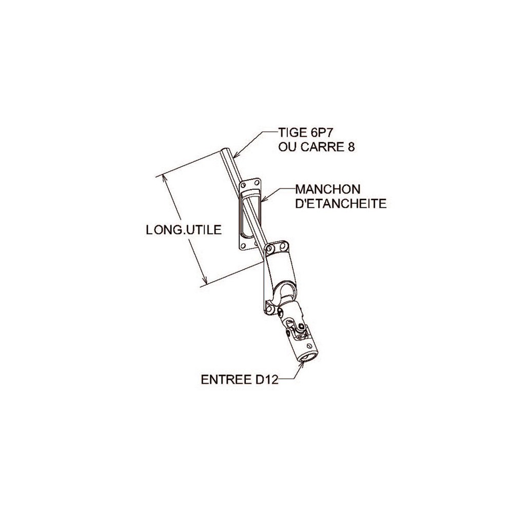 Sortie De Caisson Volet Roulant Bloc Guide Et Passe Caisson