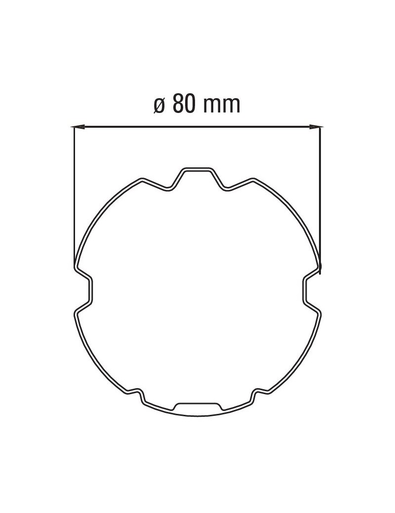 Adaptateur moteur Faac TM45 - ZF80