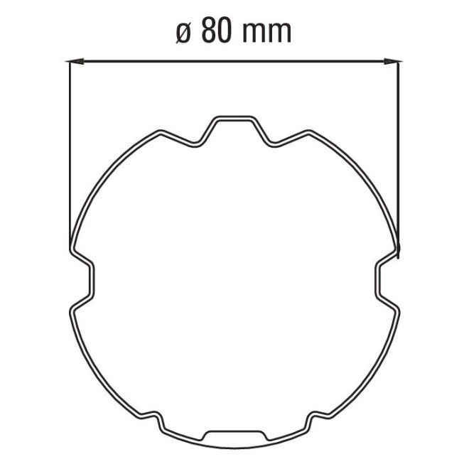 Adaptateur moteur Faac TM45 - ZF80