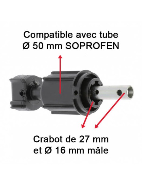 caractéristique Embout Soprofen 50 - Tube Diam. 16