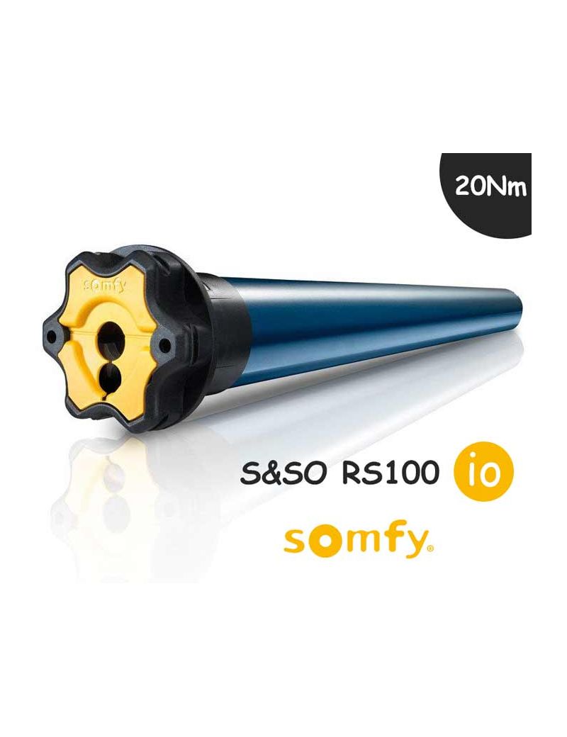 Moteur Somfy S&S RS100 iO 20Nm