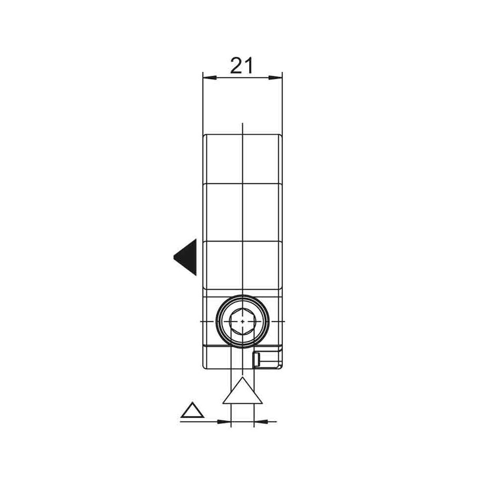 Treuil Budendorff FDC 1/6 - Entrée Hexagonale 7 mm - Sortie Carrée