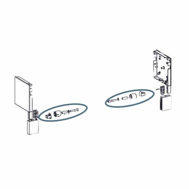 Plan détaillé Galet pour sortie de coulisse Joues ZF 250 et 300mm