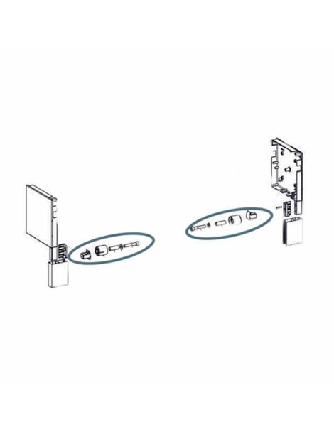 Plan détaillé Galet pour sortie de coulisse Joues ZF 250 et 300mm