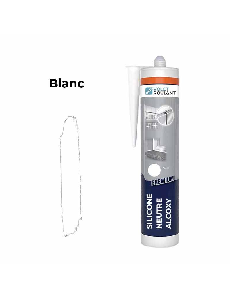 Mastic silicone-acrylique blanc