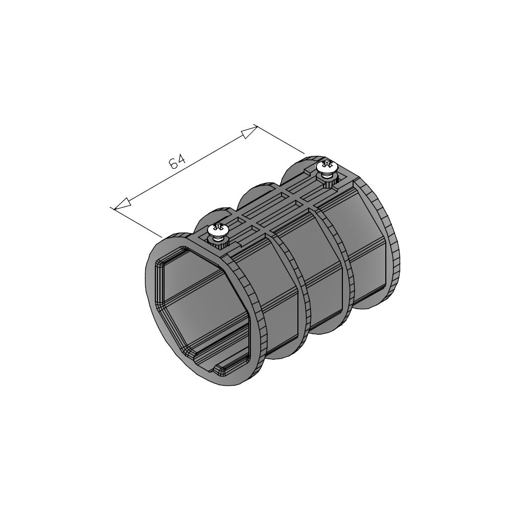 Fixation Parachute Renzetti X8055 Neuve - Compatible étaux 3/8 Pouce (argent)
