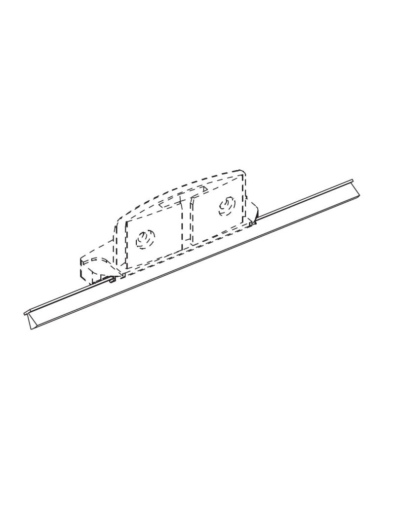 Brosse d’étanchéité inférieure VT/ADBU pour porte de garage