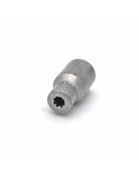 Adaptateur d'axe à goutte 14x60°x4 mm pour moteur BSO somfy j4