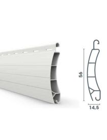 Lame 56mm PVC Blanc 225cm de long