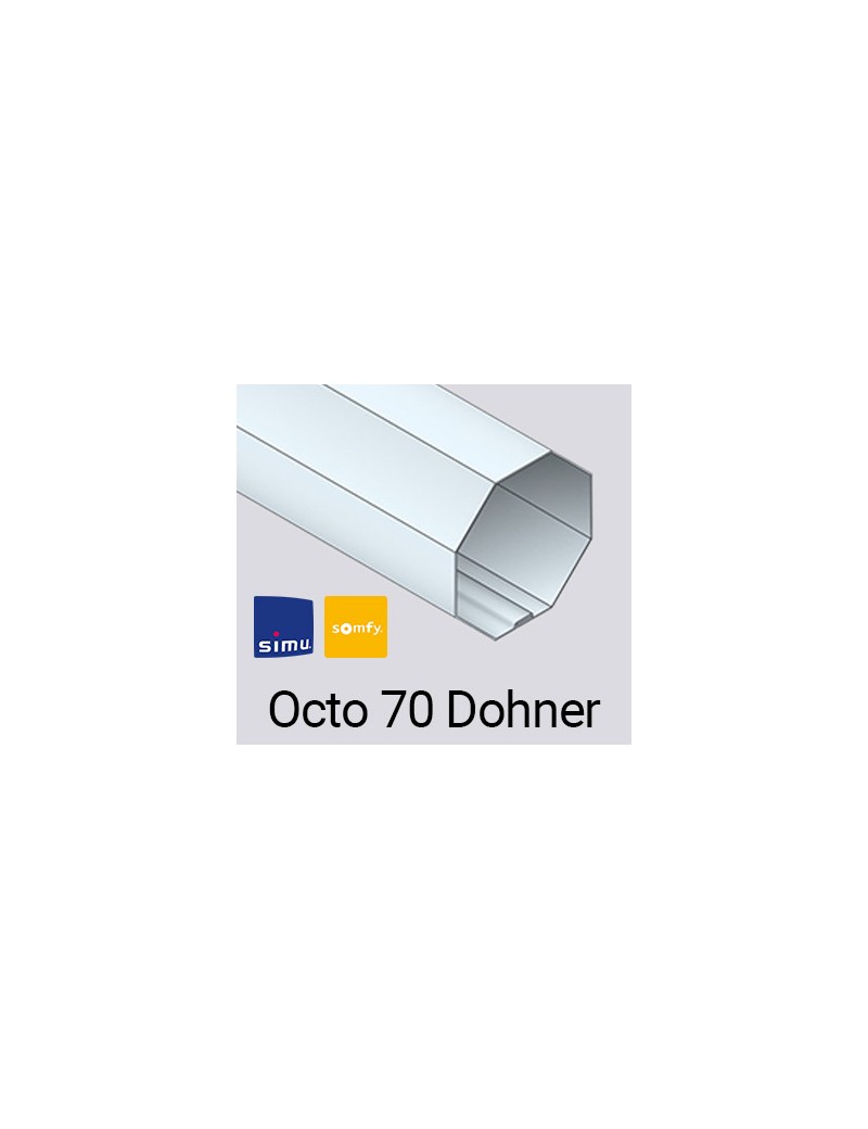 Adaptations moteur simu-Somfy Ø50 - Tube octo 70 dohner