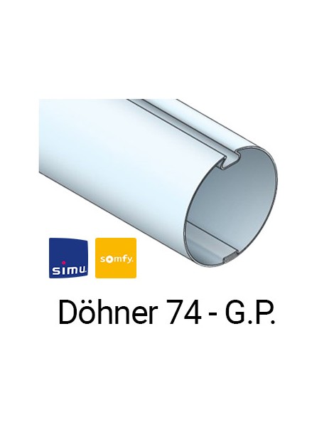 Adaptations moteur simu-Somfy Ø50 - Tube  Döhner Ø74 GP