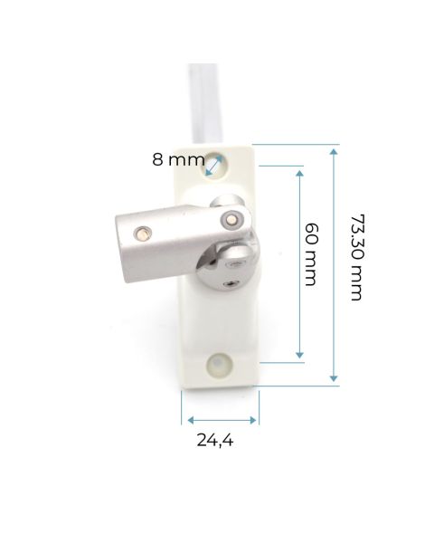 Passe Caisson à 90 degrés Polyamide étroit 6P10 - tige 6P10