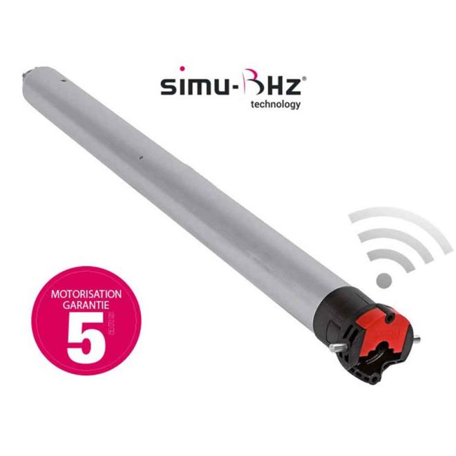 Moteur simu T5 E BHZ radio Ø50 - 20 Nm Bi-directionnel