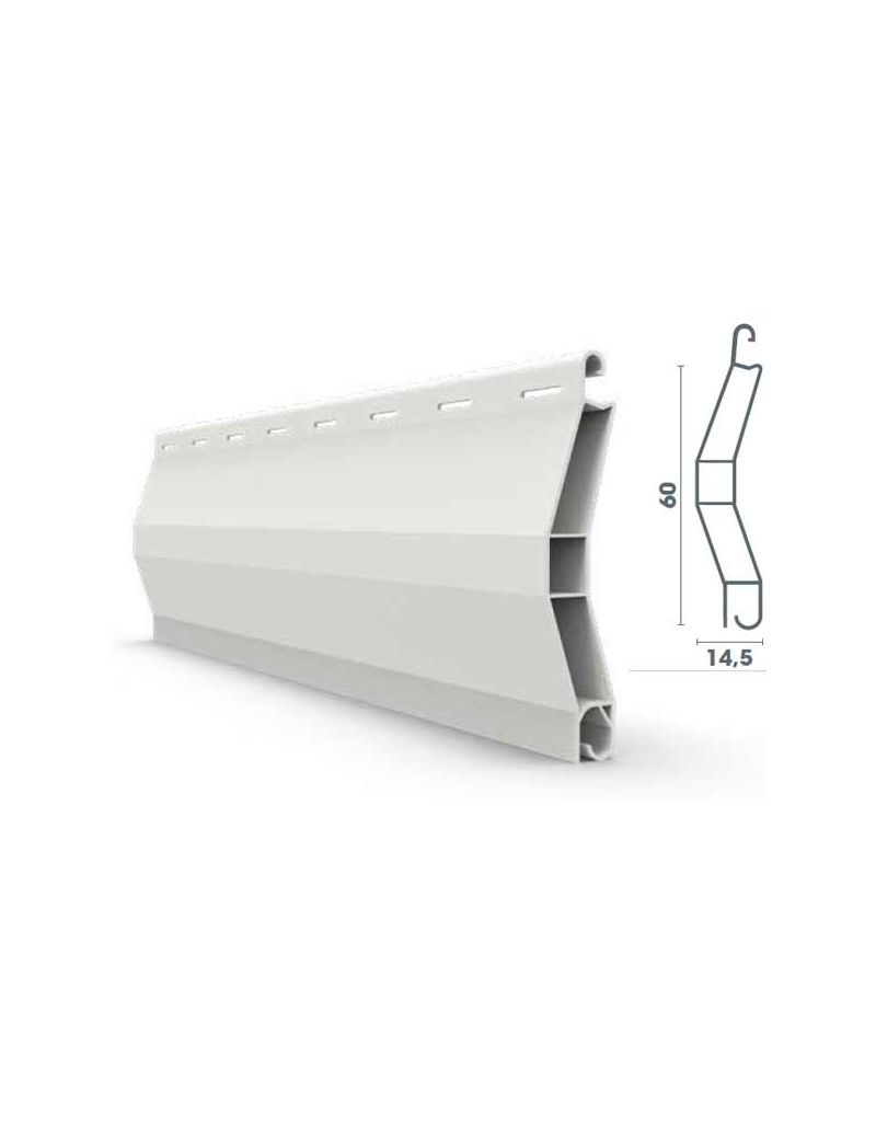 Lame 60mm PVC Blanc 160cm de long