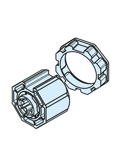 Roue et couronne OCTO 60 pour moteur Becker avec détection d'obstacle